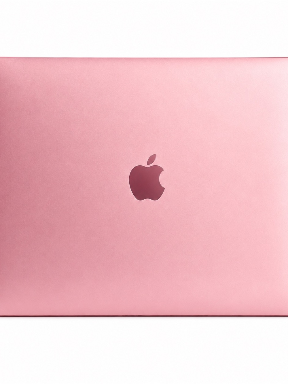 Transparent Pink MacBook Case/Cover